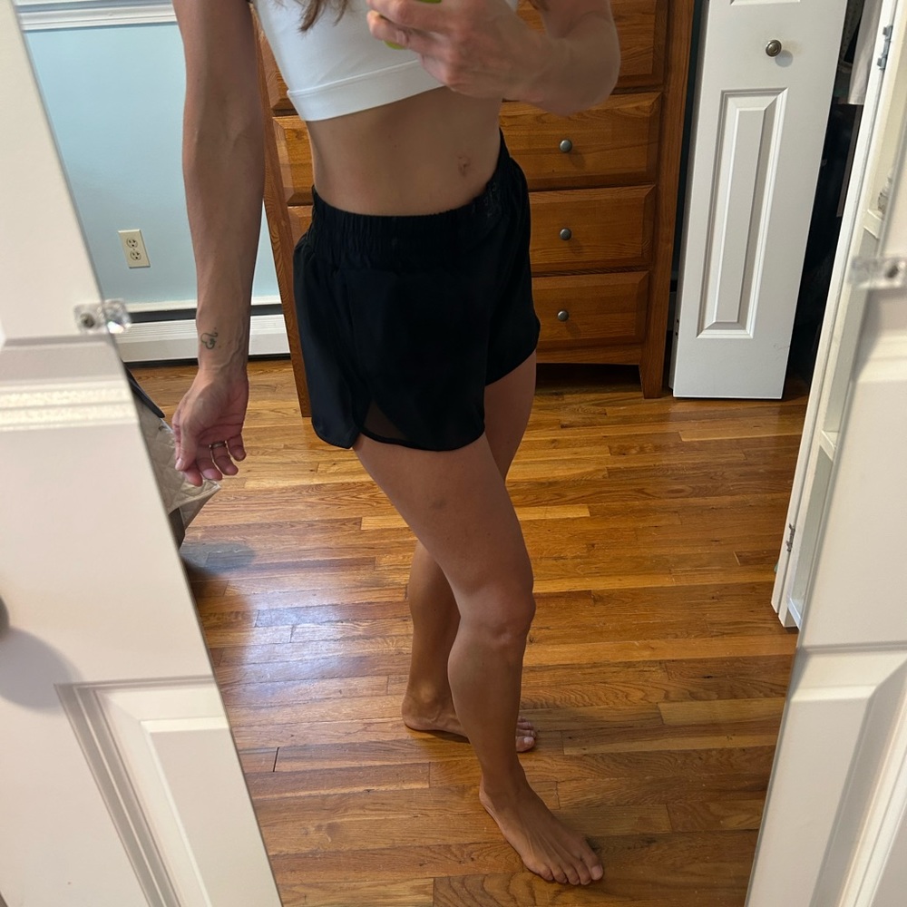 Glider black shorts